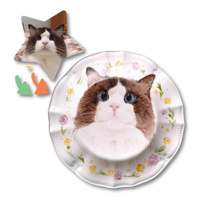 Personalized Hand - Painted Ceramic Plate - Metis Grace