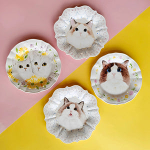 Personalized Hand - Painted Ceramic Plate - Metis Grace