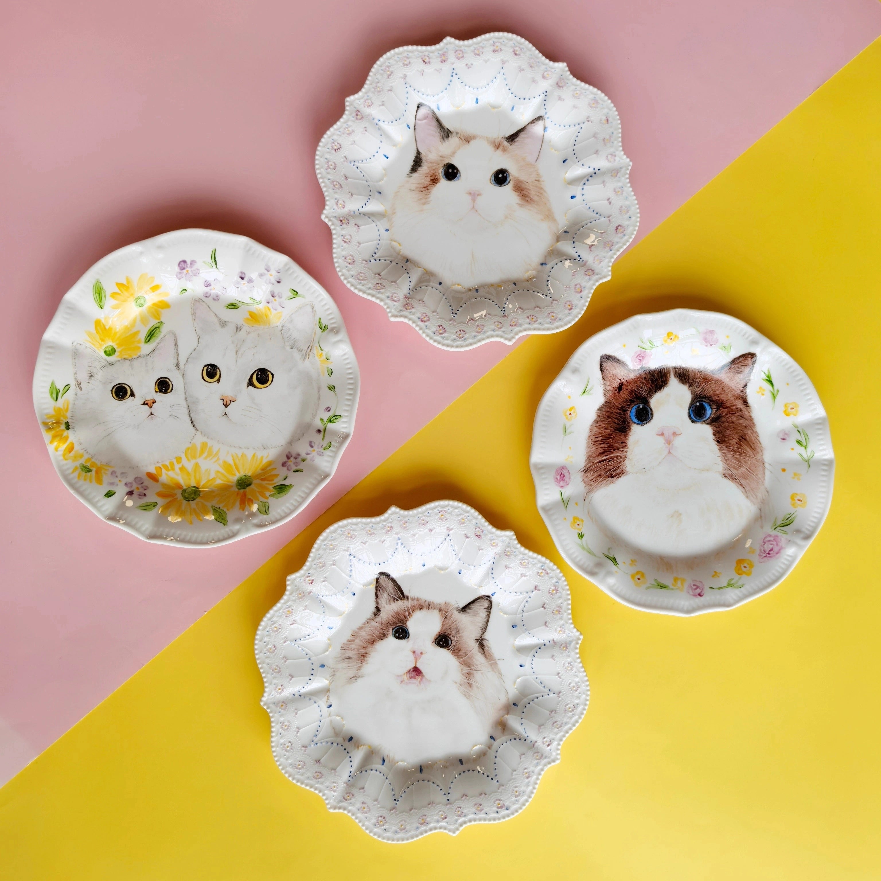 Personalized Hand - Painted Ceramic Plate - Metis Grace