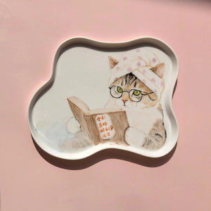 Personalized Hand - Painted Ceramic Plate - Metis Grace