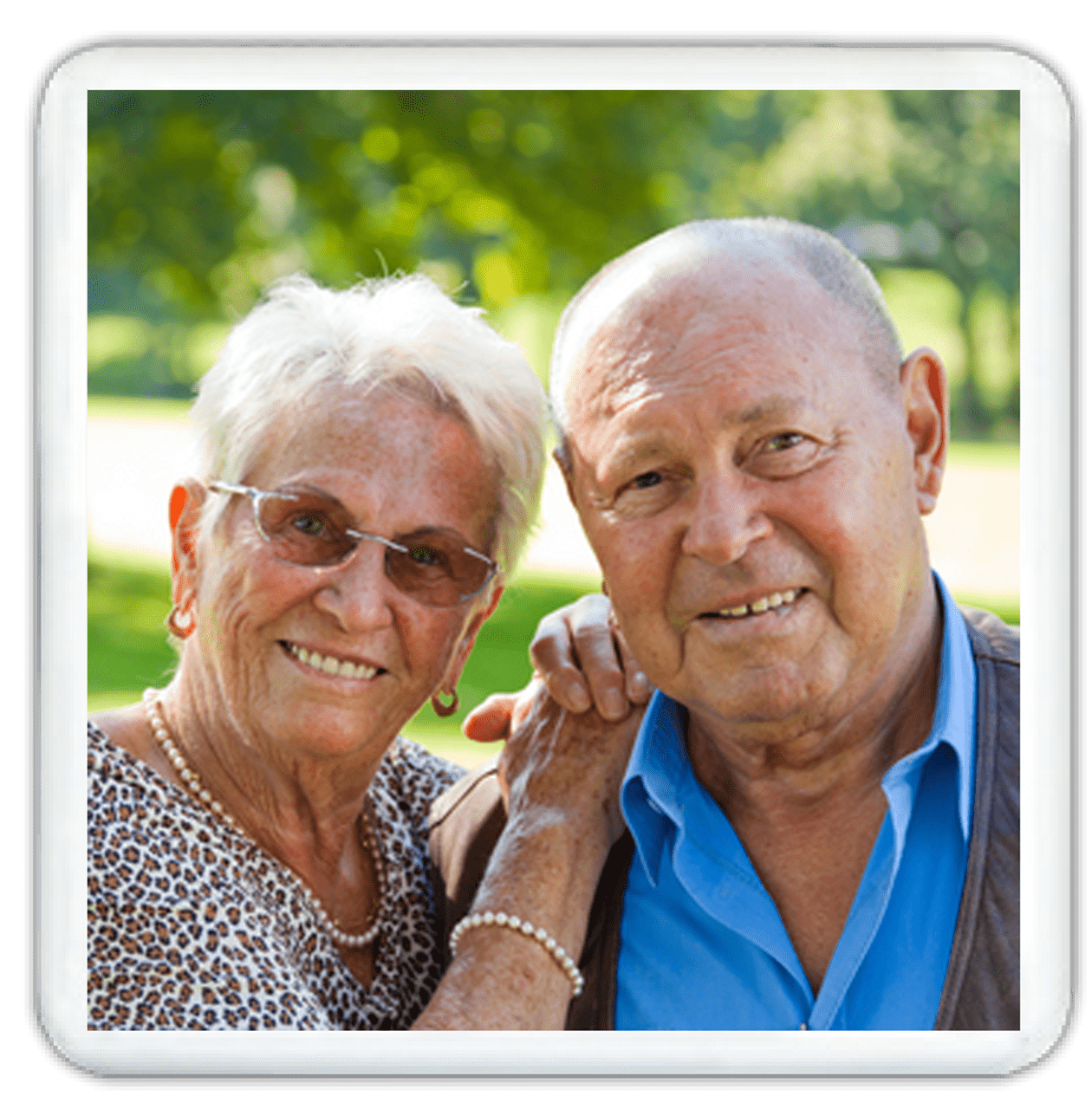 Personalized Square Ceramic Memorial Photo - Metis Grace