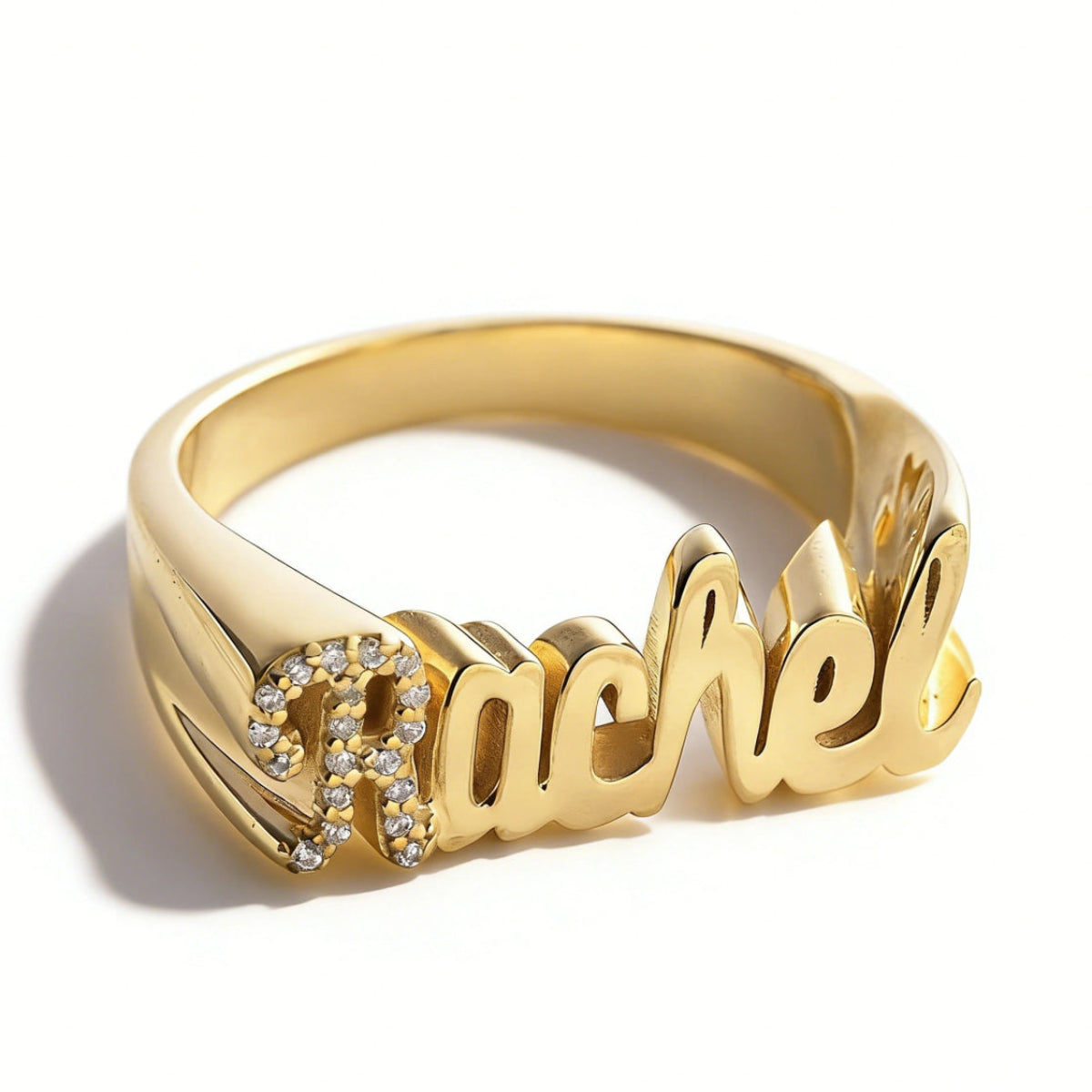 S925 3D Personalized Name Ring - Metis Grace