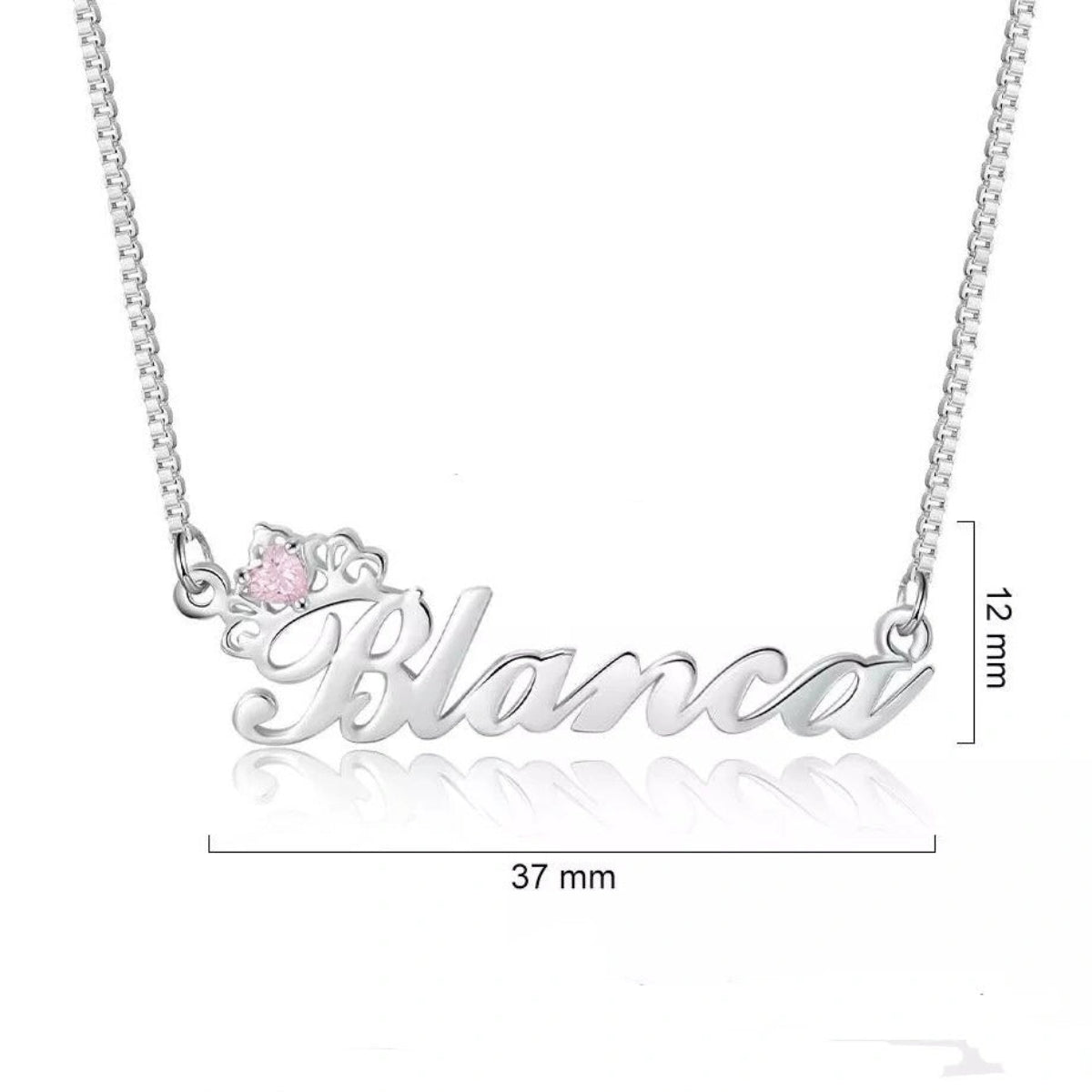 S925 Personalized Initial Necklace with Birthstone - Metis Grace