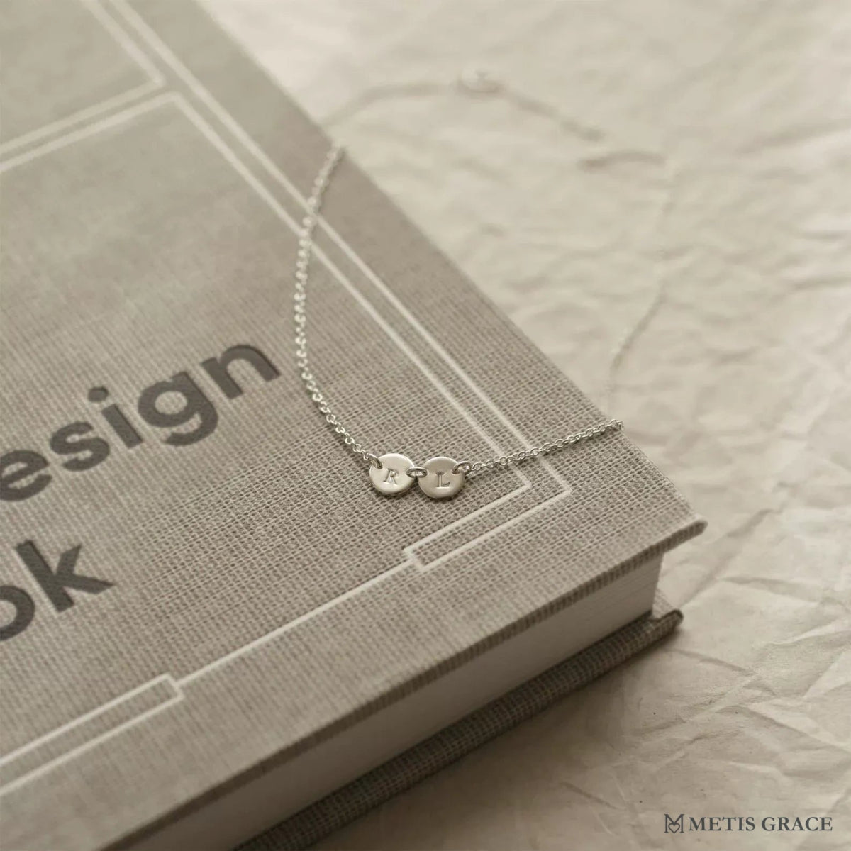 S925 Sterling Silver Alphabet Necklace – Custom Letter Pendant - Metis Grace