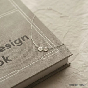 S925 Sterling Silver Alphabet Necklace – Custom Letter Pendant - Metis Grace