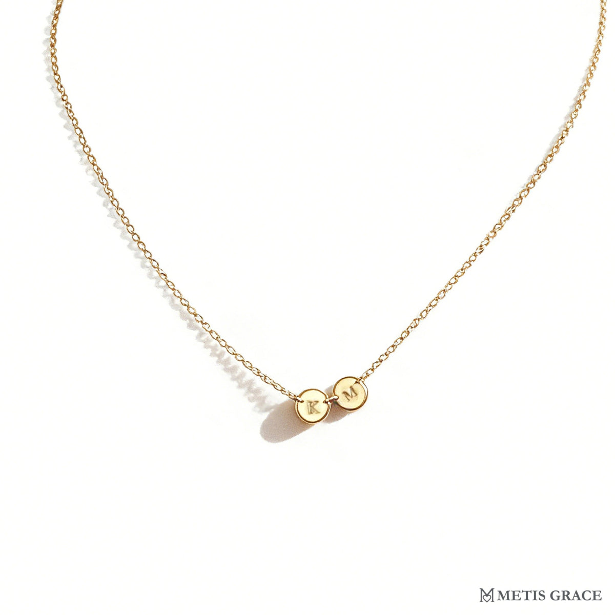 S925 Sterling Silver Alphabet Necklace – Custom Letter Pendant - Metis Grace