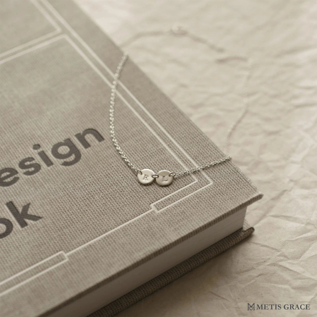 S925 Sterling Silver Alphabet Necklace – Custom Letter Pendant - Metis Grace