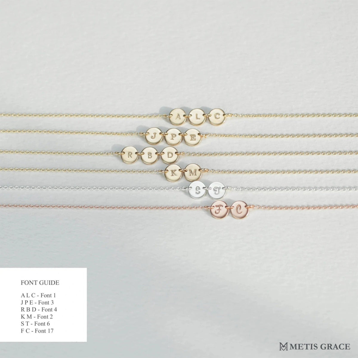 S925 Sterling Silver Alphabet Necklace – Custom Letter Pendant - Metis Grace