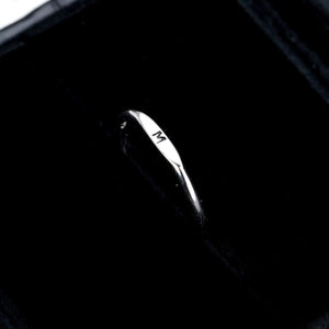 S925 Sterling Silver A–Z Initial Adjustable Ring - Metis Grace