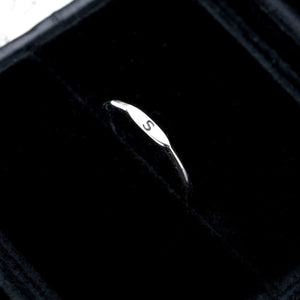 S925 Sterling Silver A–Z Initial Adjustable Ring - Metis Grace