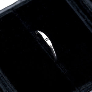 S925 Sterling Silver A–Z Initial Adjustable Ring - Metis Grace