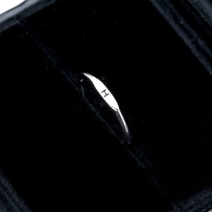 S925 Sterling Silver A–Z Initial Adjustable Ring - Metis Grace