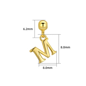 S925 Sterling Silver A–Z Letter Pendant Necklace - Metis Grace