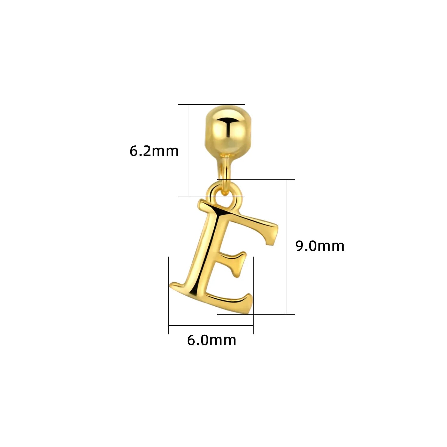 S925 Sterling Silver A–Z Letter Pendant Necklace - Metis Grace