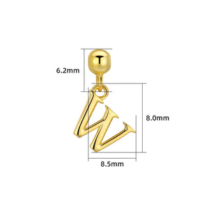 S925 Sterling Silver A–Z Letter Pendant Necklace - Metis Grace