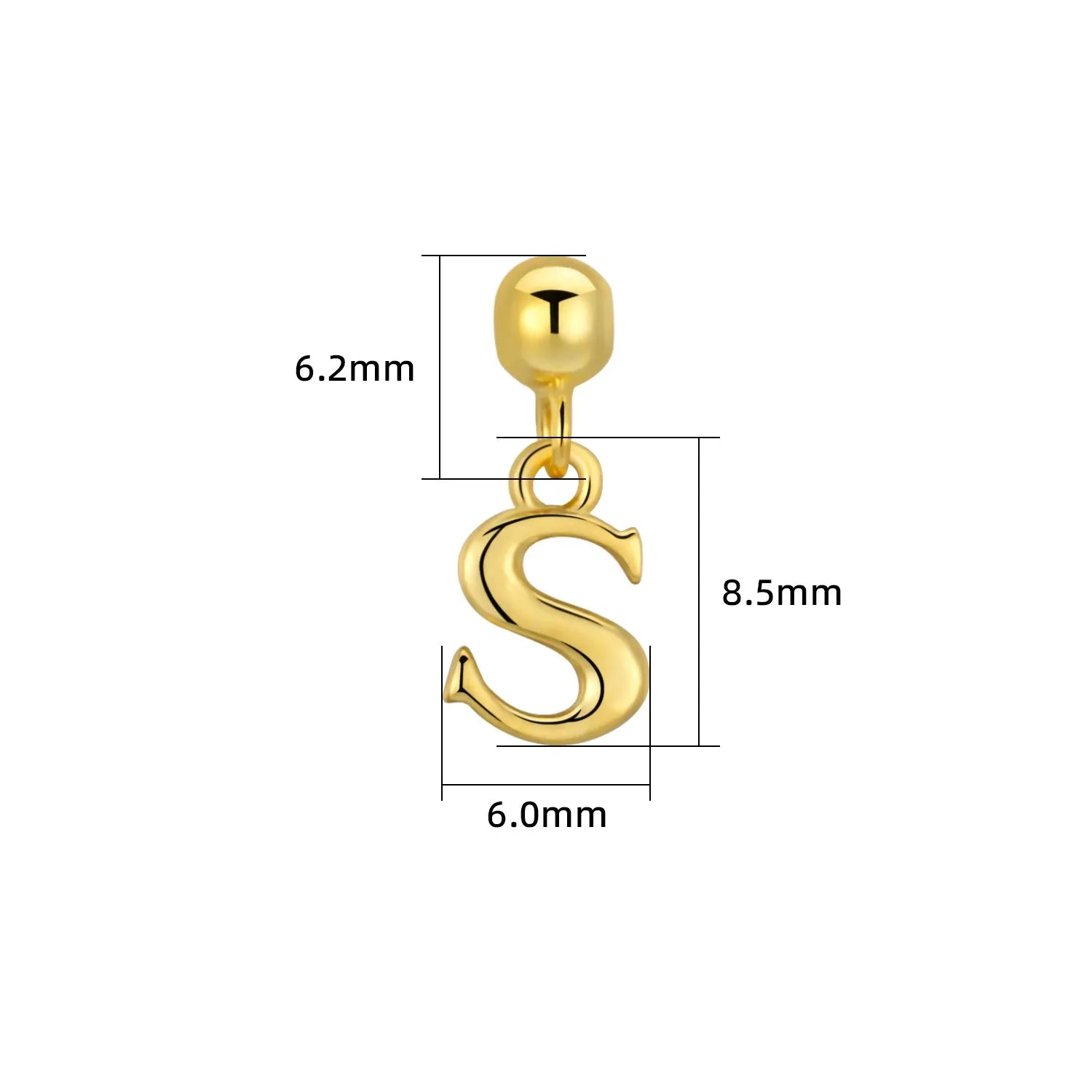 S925 Sterling Silver A–Z Letter Pendant Necklace - Metis Grace