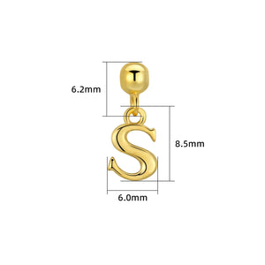 S925 Sterling Silver A–Z Letter Pendant Necklace - Metis Grace