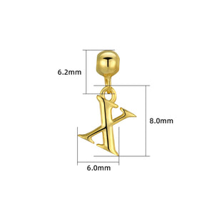 S925 Sterling Silver A–Z Letter Pendant Necklace - Metis Grace