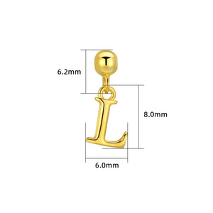 S925 Sterling Silver A–Z Letter Pendant Necklace - Metis Grace