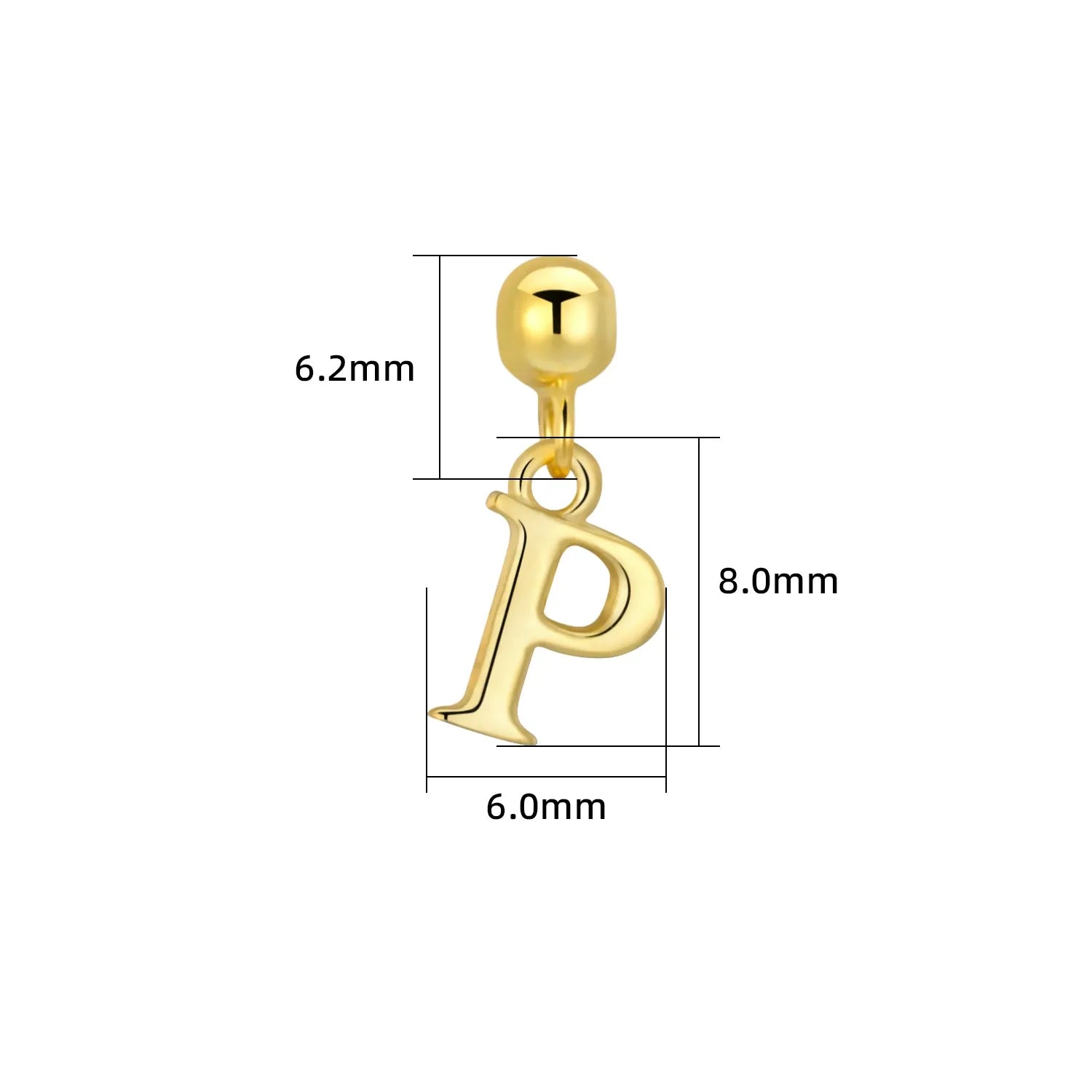 S925 Sterling Silver A–Z Letter Pendant Necklace - Metis Grace