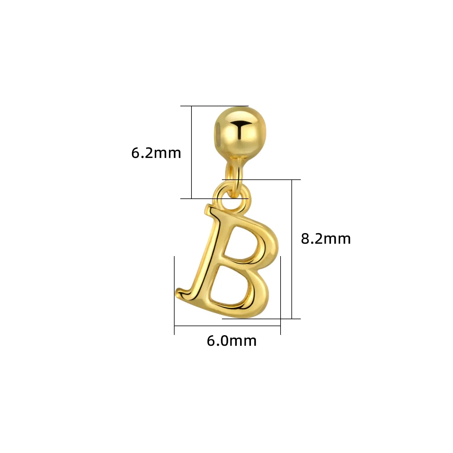 S925 Sterling Silver A–Z Letter Pendant Necklace - Metis Grace