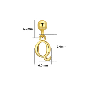 S925 Sterling Silver A–Z Letter Pendant Necklace - Metis Grace