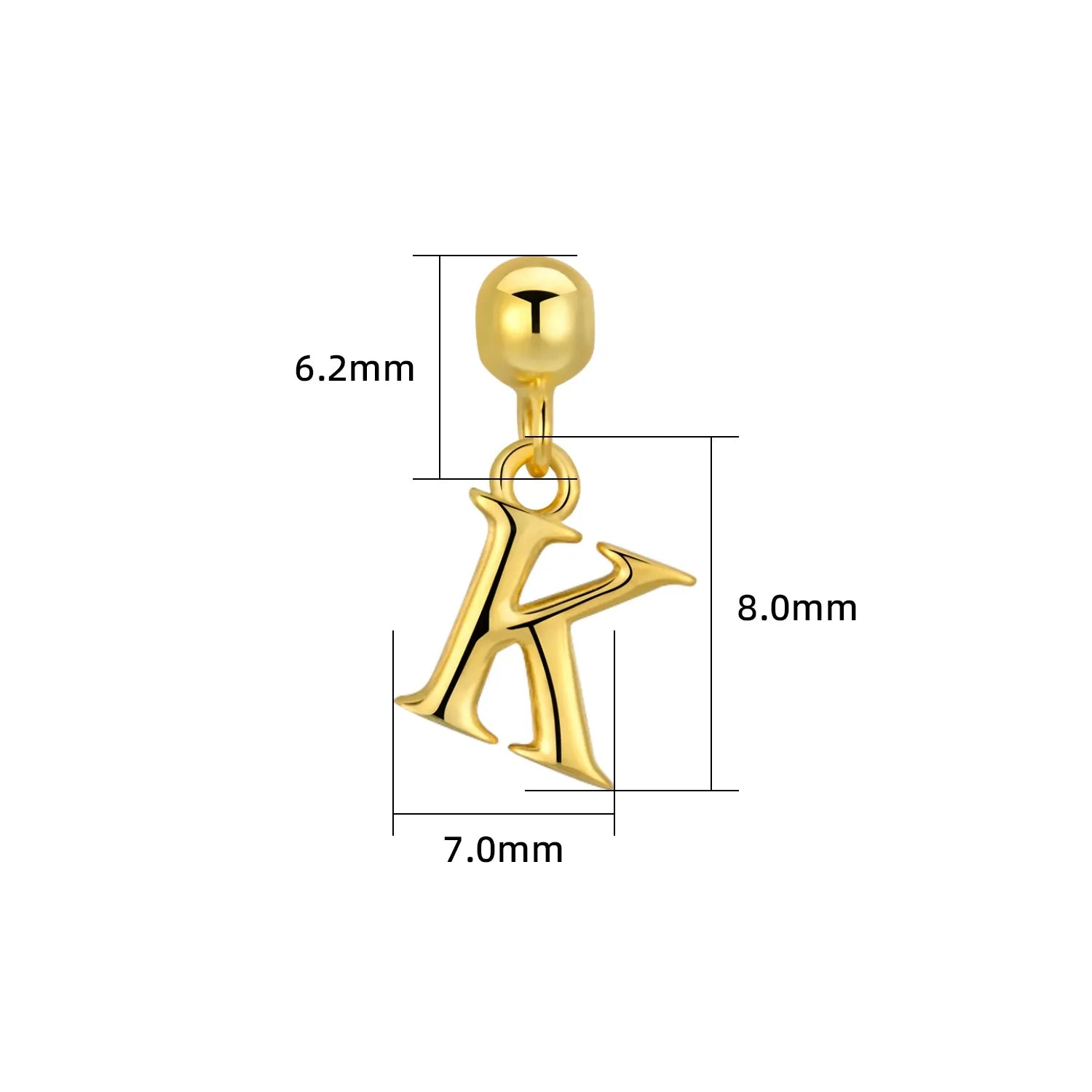 S925 Sterling Silver A–Z Letter Pendant Necklace - Metis Grace