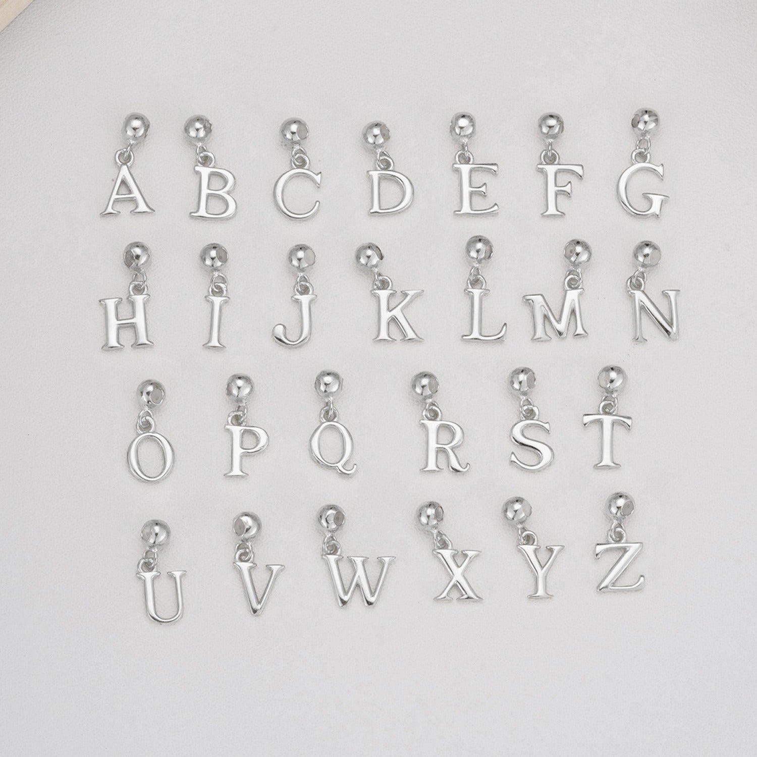 S925 Sterling Silver A–Z Letter Pendant Necklace - Metis Grace