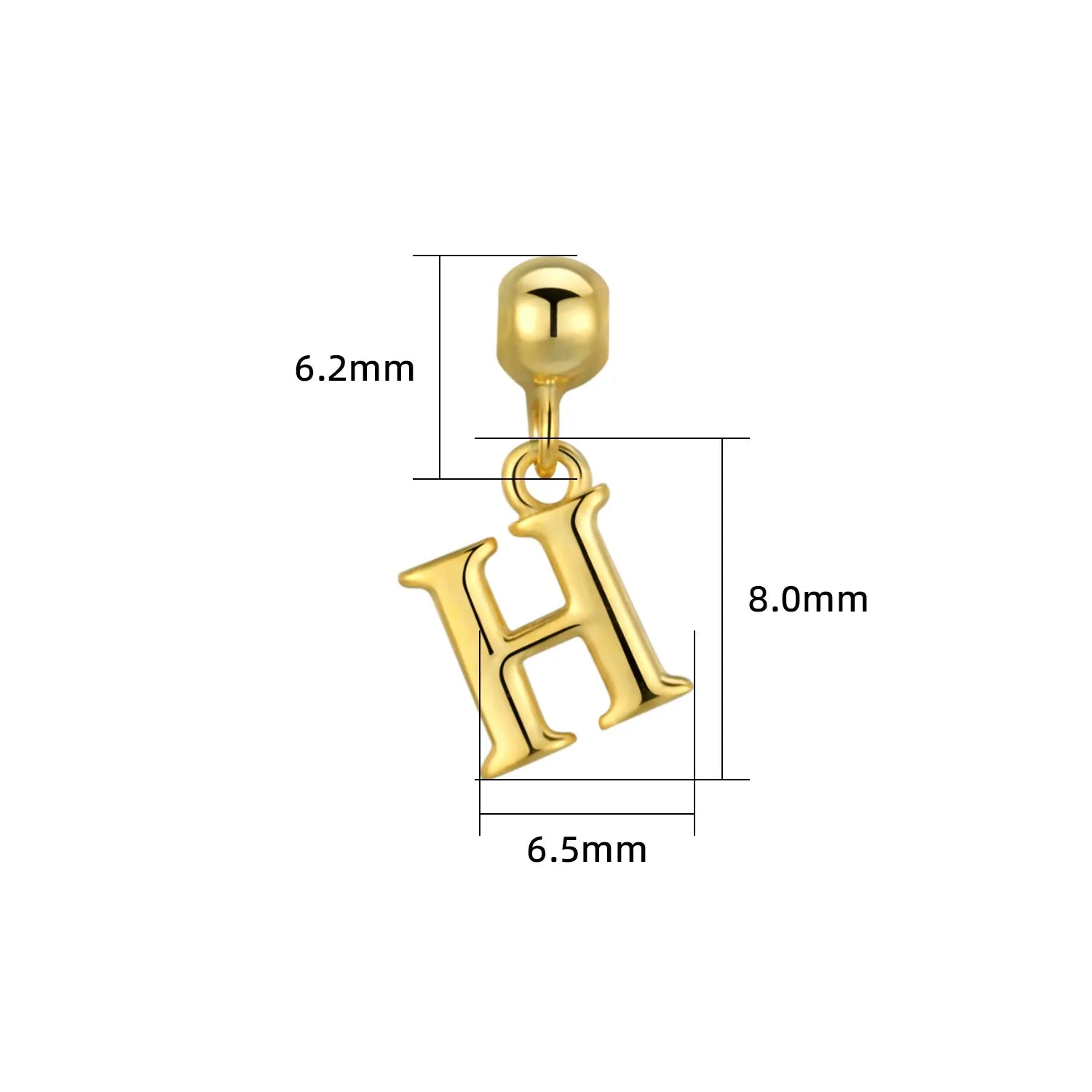 S925 Sterling Silver A–Z Letter Pendant Necklace - Metis Grace