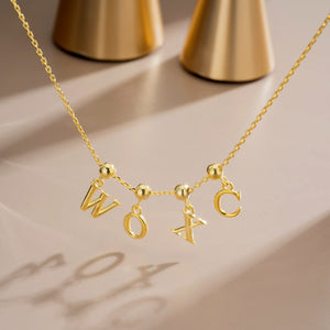 S925 Sterling Silver A–Z Letter Pendant Necklace - Metis Grace