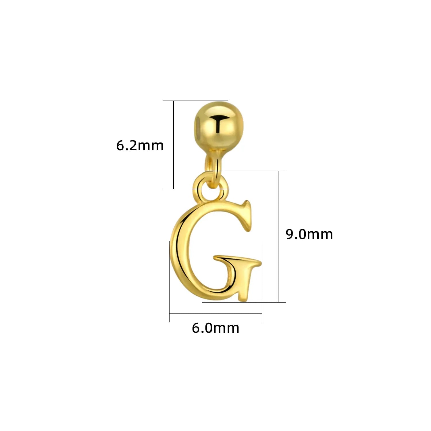 S925 Sterling Silver A–Z Letter Pendant Necklace - Metis Grace