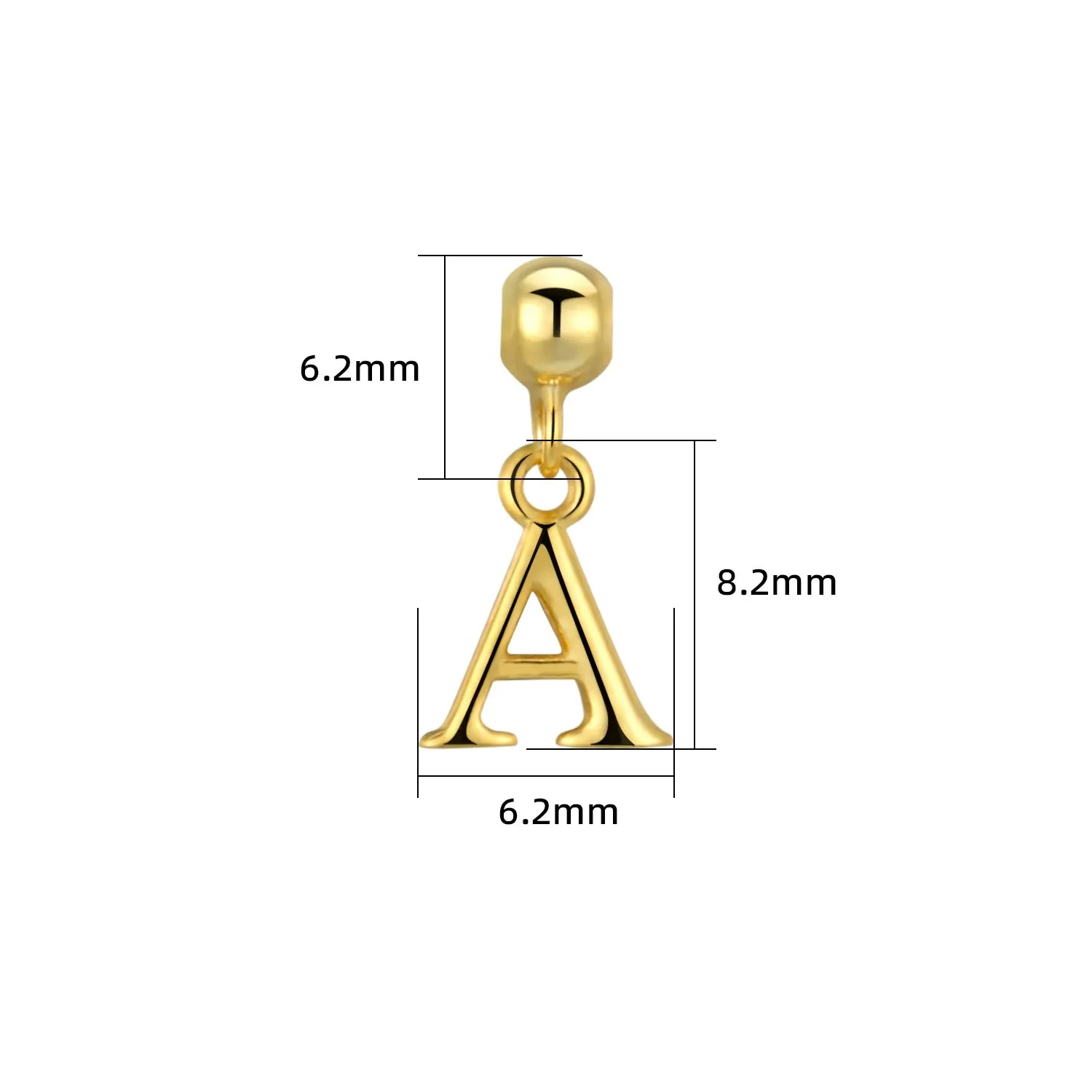 S925 Sterling Silver A–Z Letter Pendant Necklace - Metis Grace