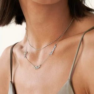 S925 Sterling Silver Custom Name Necklace - Metis Grace