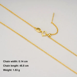 S925 Sterling Silver DIY Necklace Chain - Metis Grace