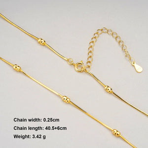 S925 Sterling Silver DIY Necklace Chain - Metis Grace