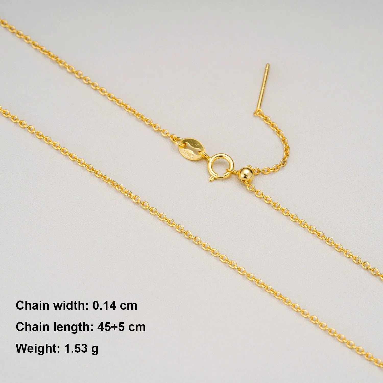 S925 Sterling Silver DIY Necklace Chain - Metis Grace