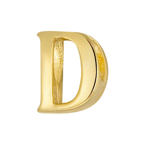 S925 Sterling Silver Hollow Alphabet Pendant Necklac - Metis Grace