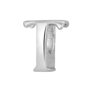 S925 Sterling Silver Hollow Alphabet Pendant Necklac - Metis Grace