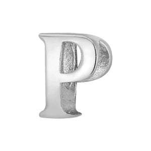 S925 Sterling Silver Hollow Alphabet Pendant Necklac - Metis Grace