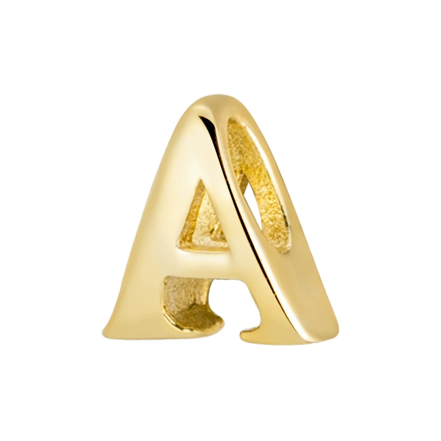 S925 Sterling Silver Hollow Alphabet Pendant Necklac - Metis Grace