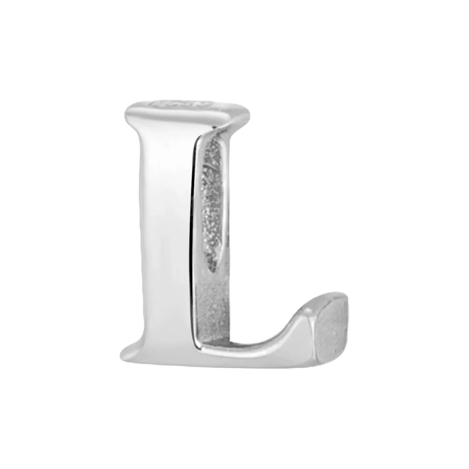 S925 Sterling Silver Hollow Alphabet Pendant Necklac - Metis Grace