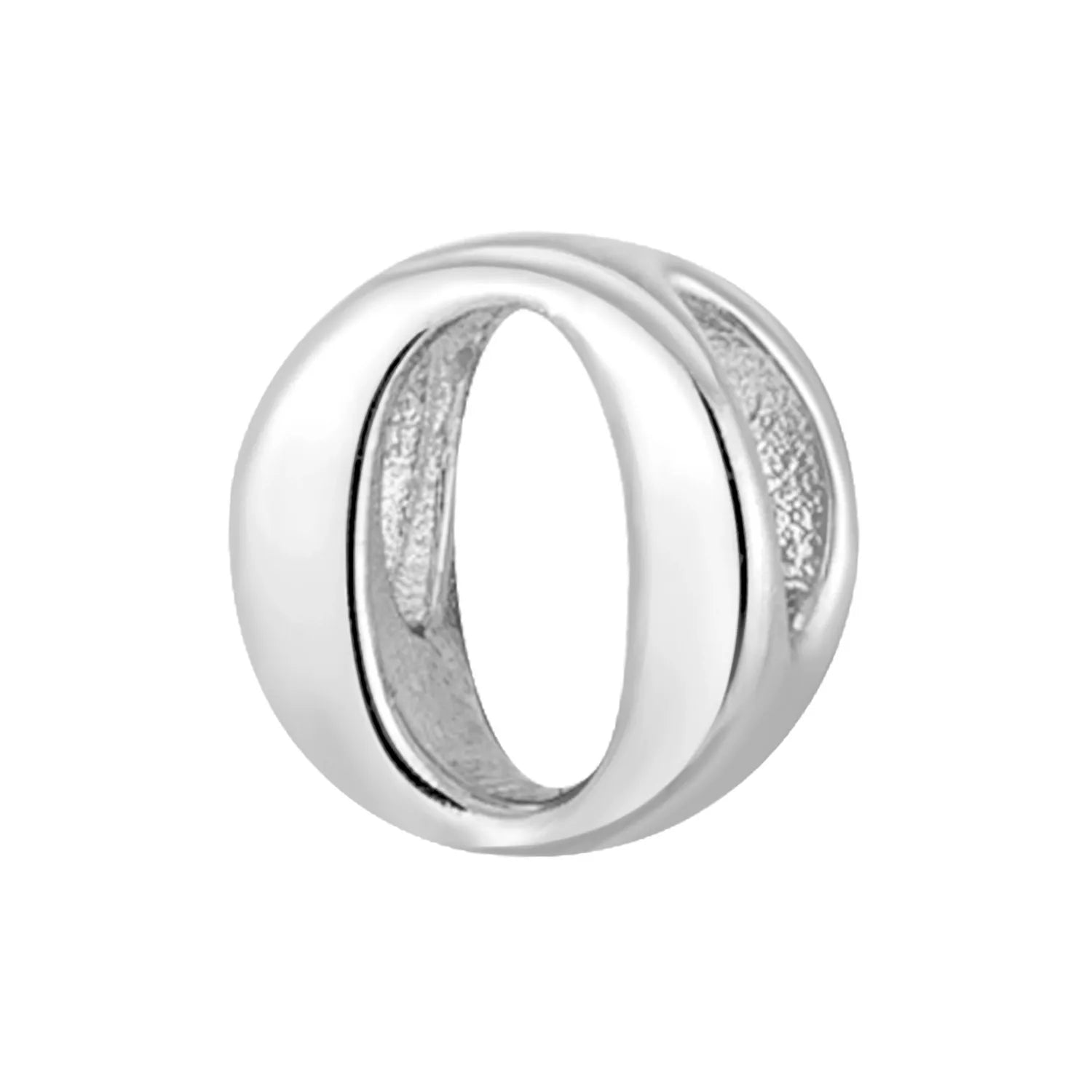 S925 Sterling Silver Hollow Alphabet Pendant Necklac - Metis Grace