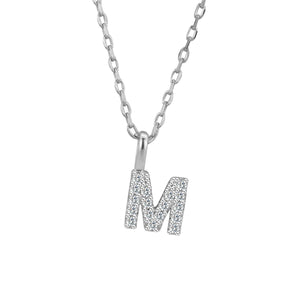 S925 Sterling Silver Initial Necklace - Metis Grace